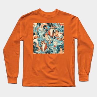 Psychedelic foxes Long Sleeve T-Shirt